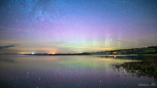 280219 Nordlys over Bjergene