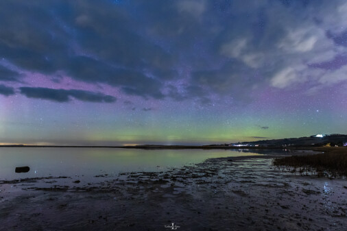 Nordlys 050322 over Bjergene 2