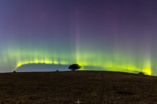 nordlys 140322 Bjergene 2