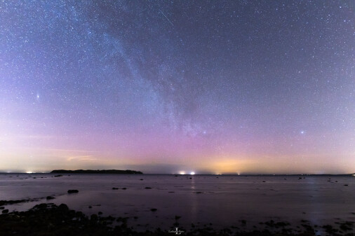 Nordlys og mælkevej 270322 Havnsø 1