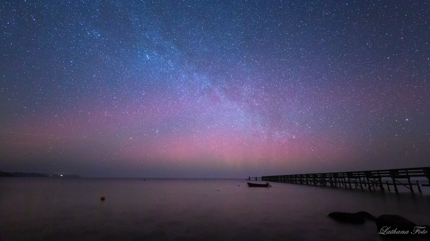 270219 Nordlys på Ordrup strand