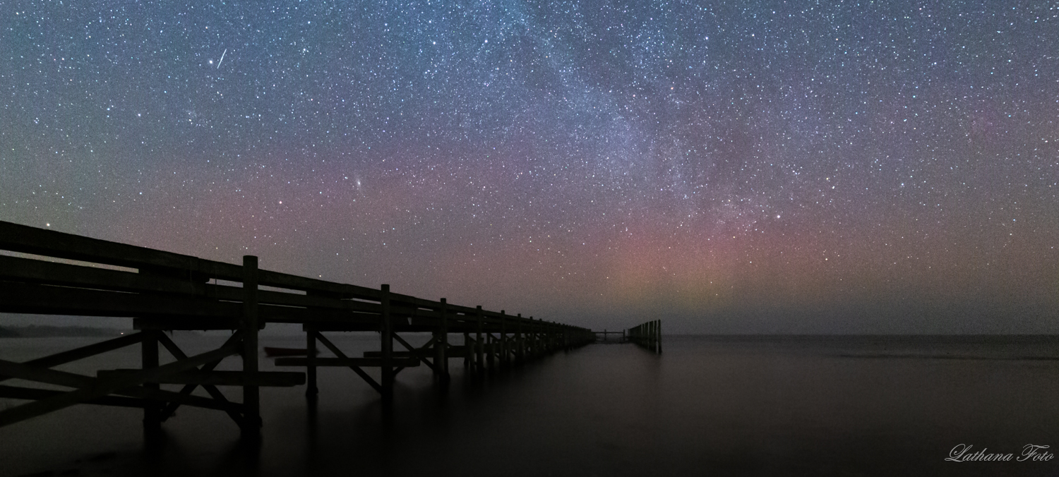 270219 Nordlys i disen ved Ordrup bro