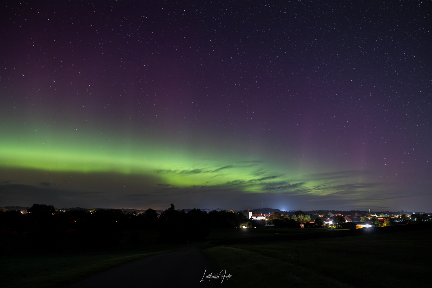 nordlys over Asnæs